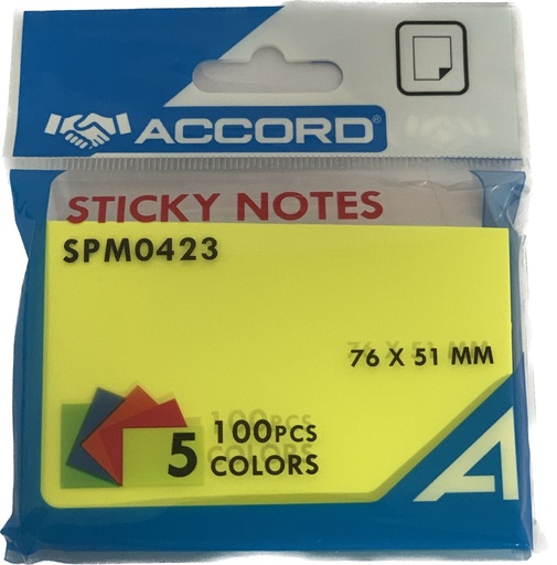 Post It 76*51 5colors 100f fluo