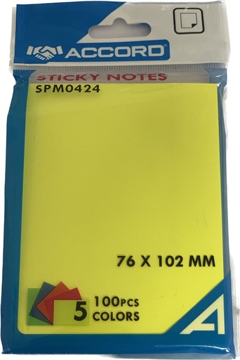 Post It 76*102 5colors 100f fluo