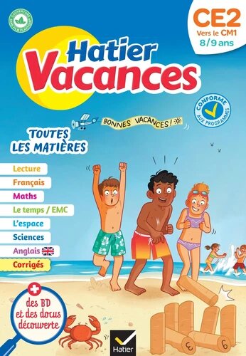 Hatier vacances du CE2 vers le CM1 - Toutes les matières