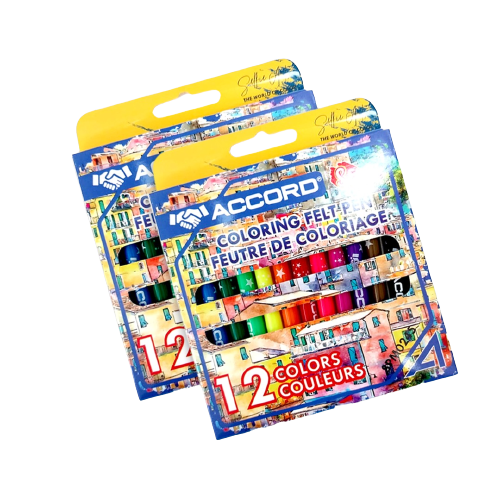 Feutres de coloriage 12 selfie