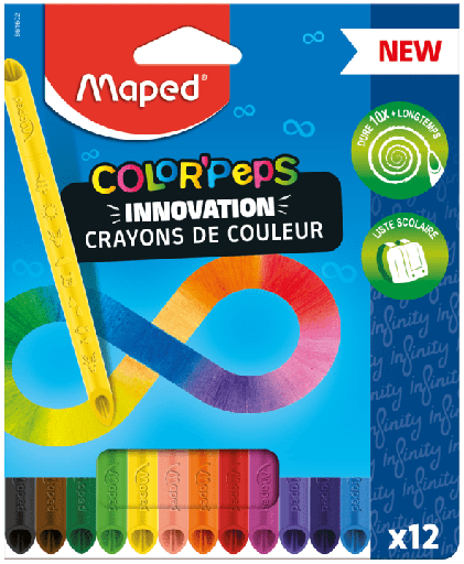 Crayon de couleurs infinity - Maped