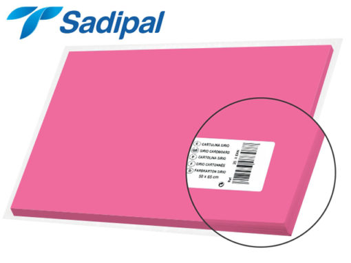 Papier Bristol 50*65  ROSE - Sadipal