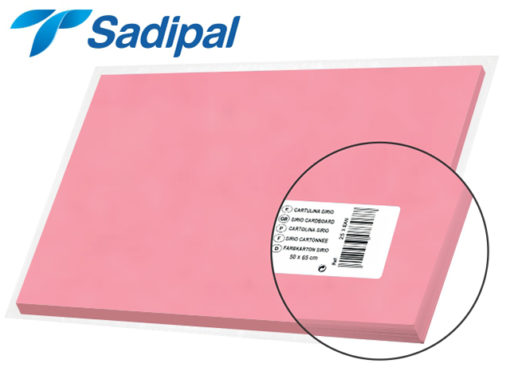 Papier Bristol 50*65 ROSA - Sadipal