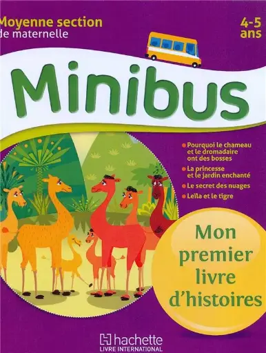 MINIBUS MON PREMIERS LIVRE D'HISTOIRES MS 4-5 ANS