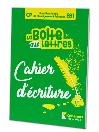 La boite aux lettres CP cahier d'écriture