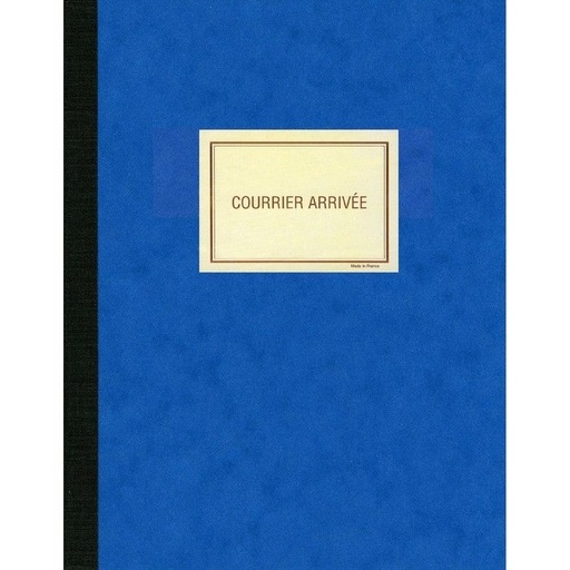 Registre d'arrivé A4