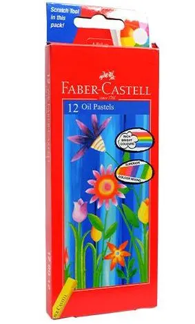 12 OIL PASTELS - 12 pastels à l'huile - Faber Castell