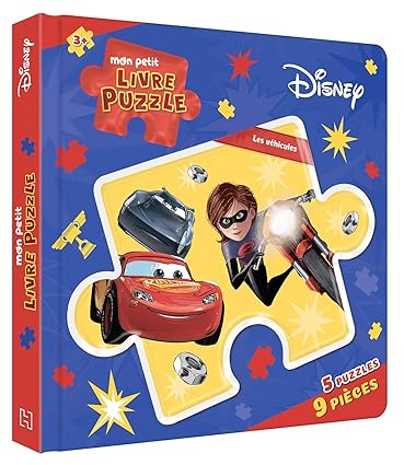 CARS - Mon Petit Livre Puzzle - Les véhicules