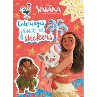 Vaiana, coloriages, jeux et stickers - Disney