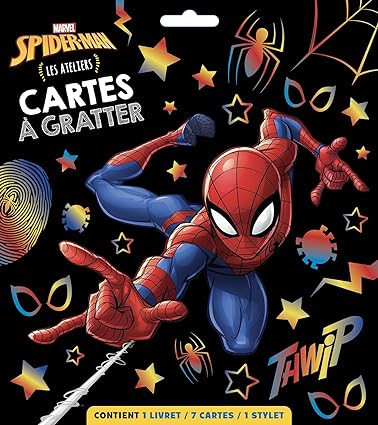 SPIDER-MAN - Les Ateliers Disney - Cartes à gratter - Marvel