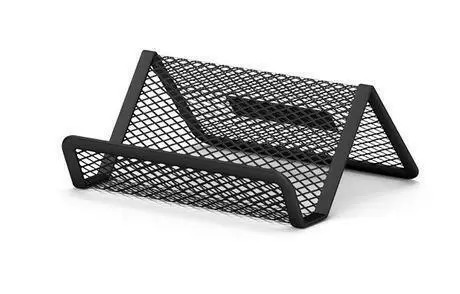 Porte cartes visite metal noir