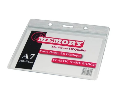 Plastique badge 105*74