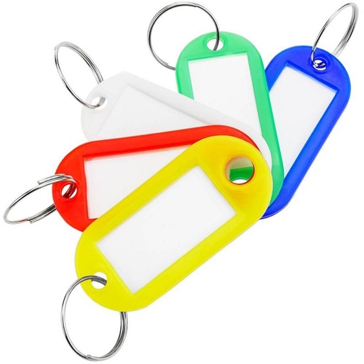Porte clés avec étiquette