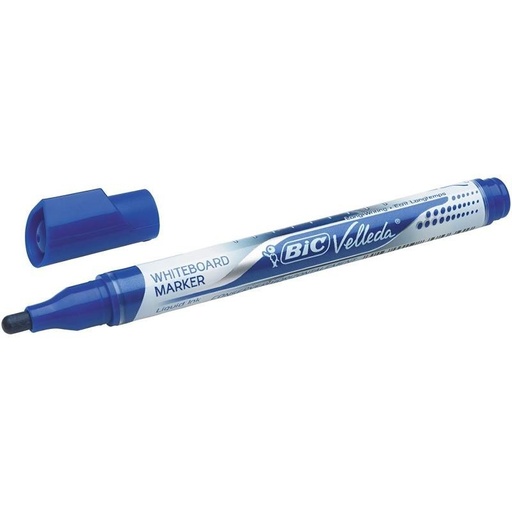 Marqueur liquide velleda bleu BIC - PM