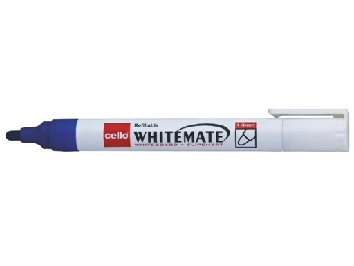 Marqueur whitemate bleu cello