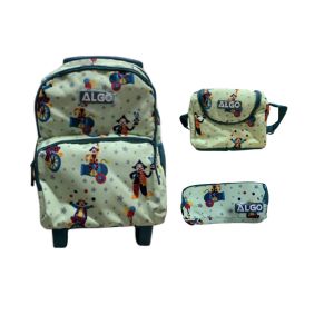 Cartable trolley 3 pièces 14" Algo circo